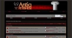 Desktop Screenshot of antiq-fetishes.net