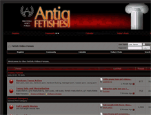 Tablet Screenshot of antiq-fetishes.net